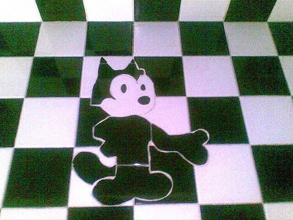felix the cat tile counte