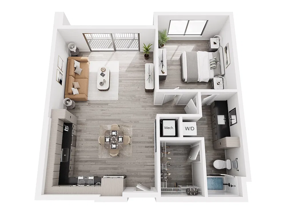 Floor plan A8 Renovated