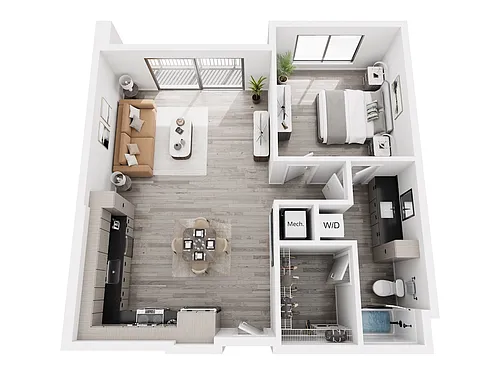 Floor plan A8 Renovated