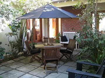 Patio off kitchen