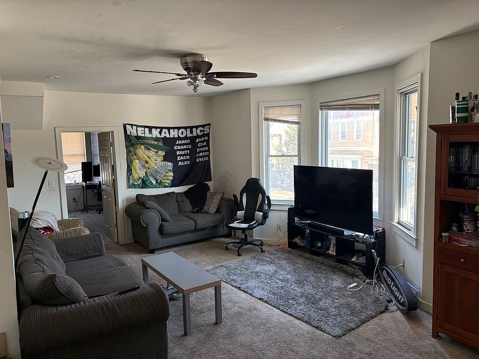 Living room with large windows for great morning sun