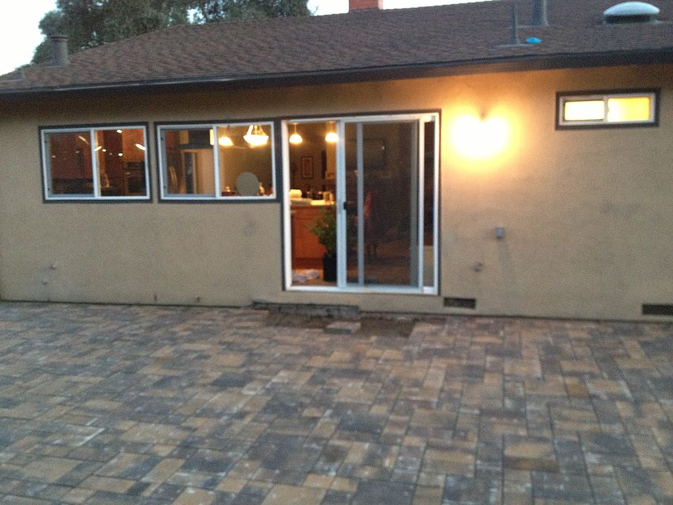 Added new pavers patio