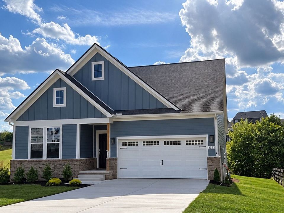 Exterior of Chelsea Plan Home Built in Columbia, TN