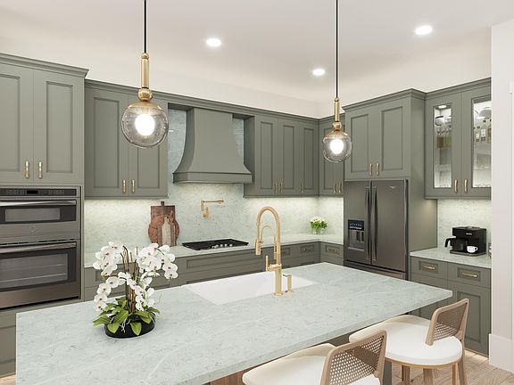 Kitchen Standard Virtually Staged Aberdeen Plan