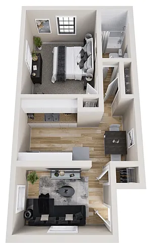 Floor plan Huntley Ridge Single - Partial Renovation