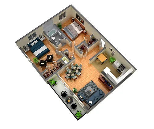 Floor plan B1U Gold