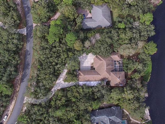 Aerial view of property