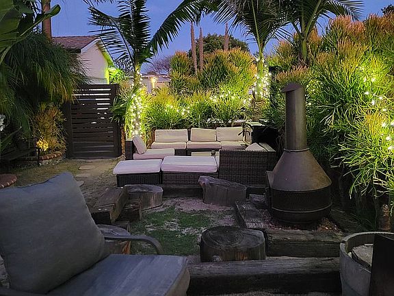 Front Yard a Private Oasis