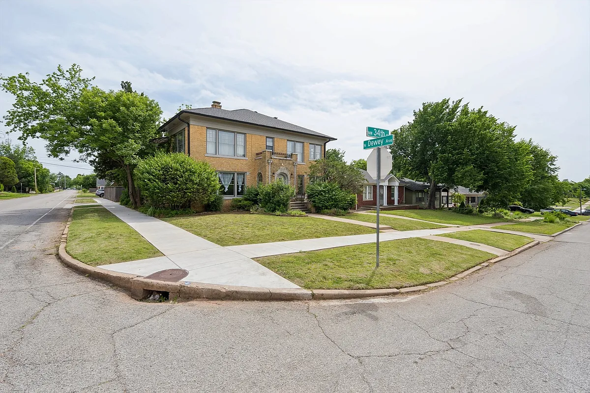 Looking south towards Paseo District - 3421 N Dewey Ave