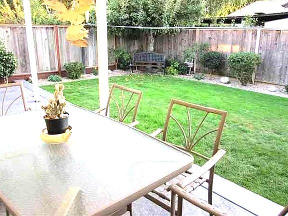 Rear Patio and Lawn