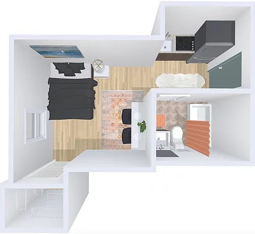 Floor plan studio 27
