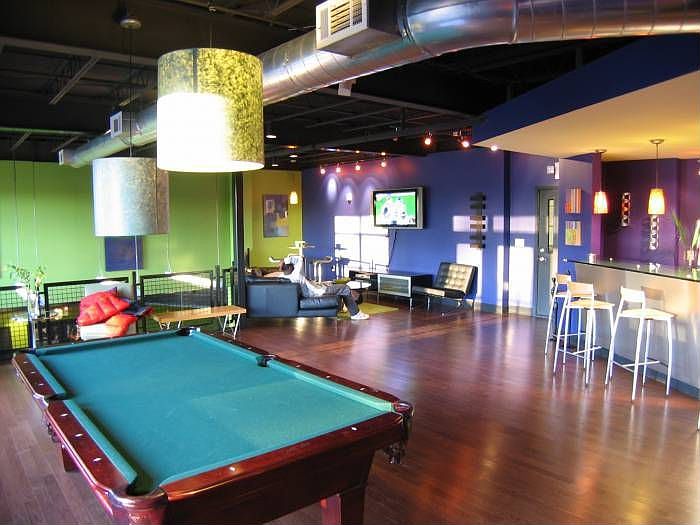 Rec Room With Pool Table