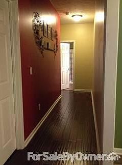 Hallway, split floor plan