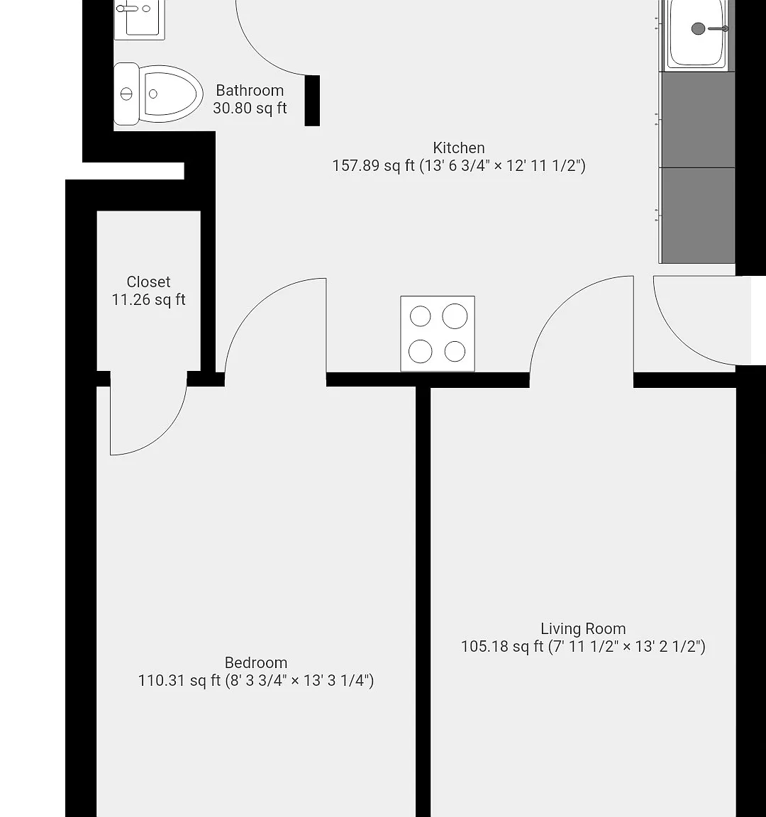 1 bed, 650 sqft, $1,095 — Photo 1
