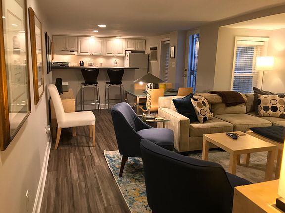 Living area looking towards kitchen