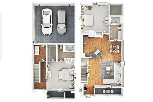 Floor plan Townhouse
