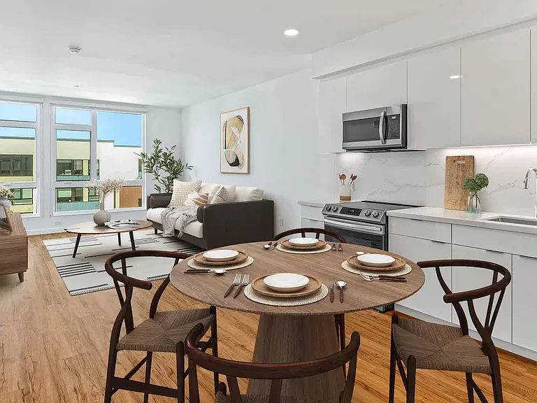 Living Room with Hard Surface Flooring