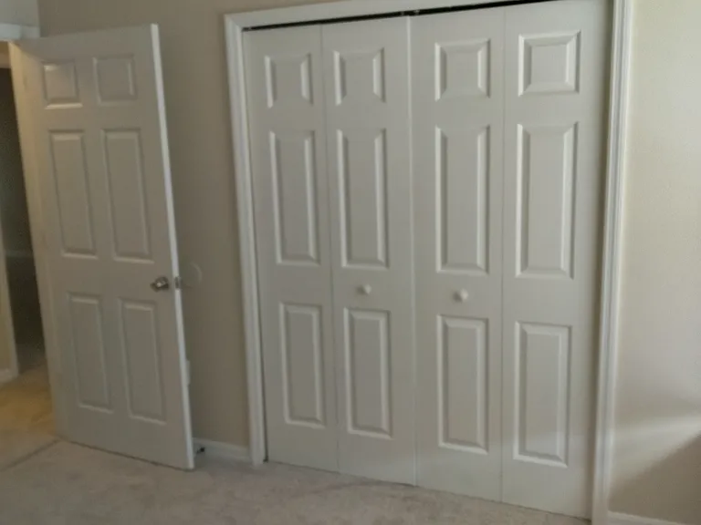 Large walk-in closets in each room.