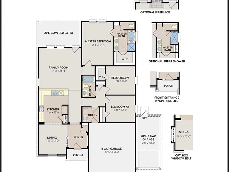 floorplan (mirrored, includes box window seat in dining room and extended front porch)
