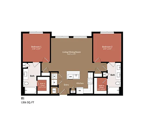 Floor plan B1