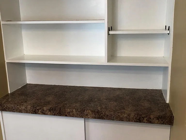 Built in pantry in dining nook