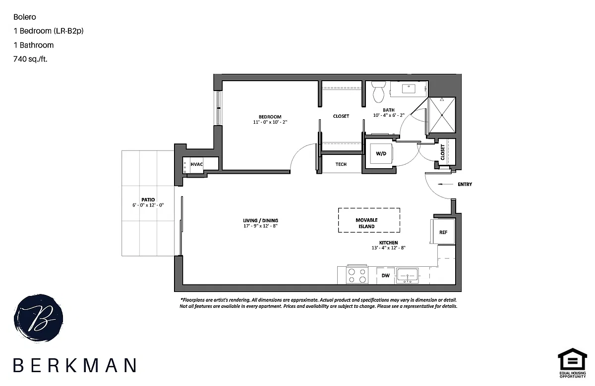 Floor plan Bolero