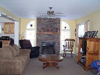 Living Room with Gas Fireplace