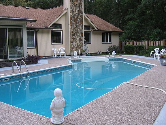 large in-ground pool