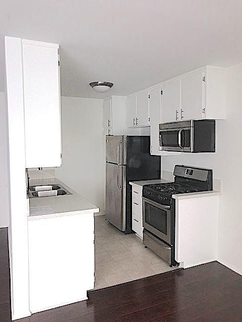Kitchen with stainless steel appliances. 

*Model unit-available unit may defer slightly*