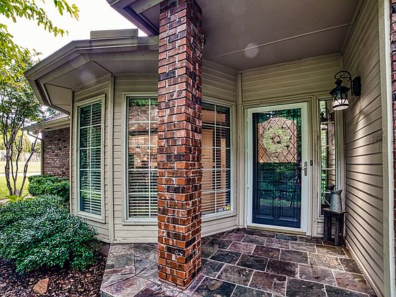Front door and patio