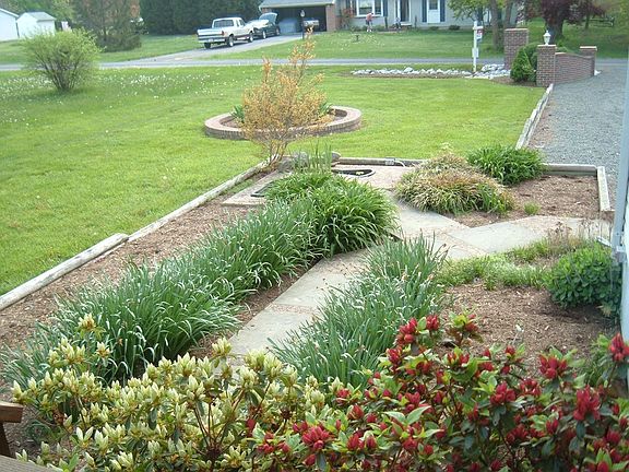 landscaped walkway