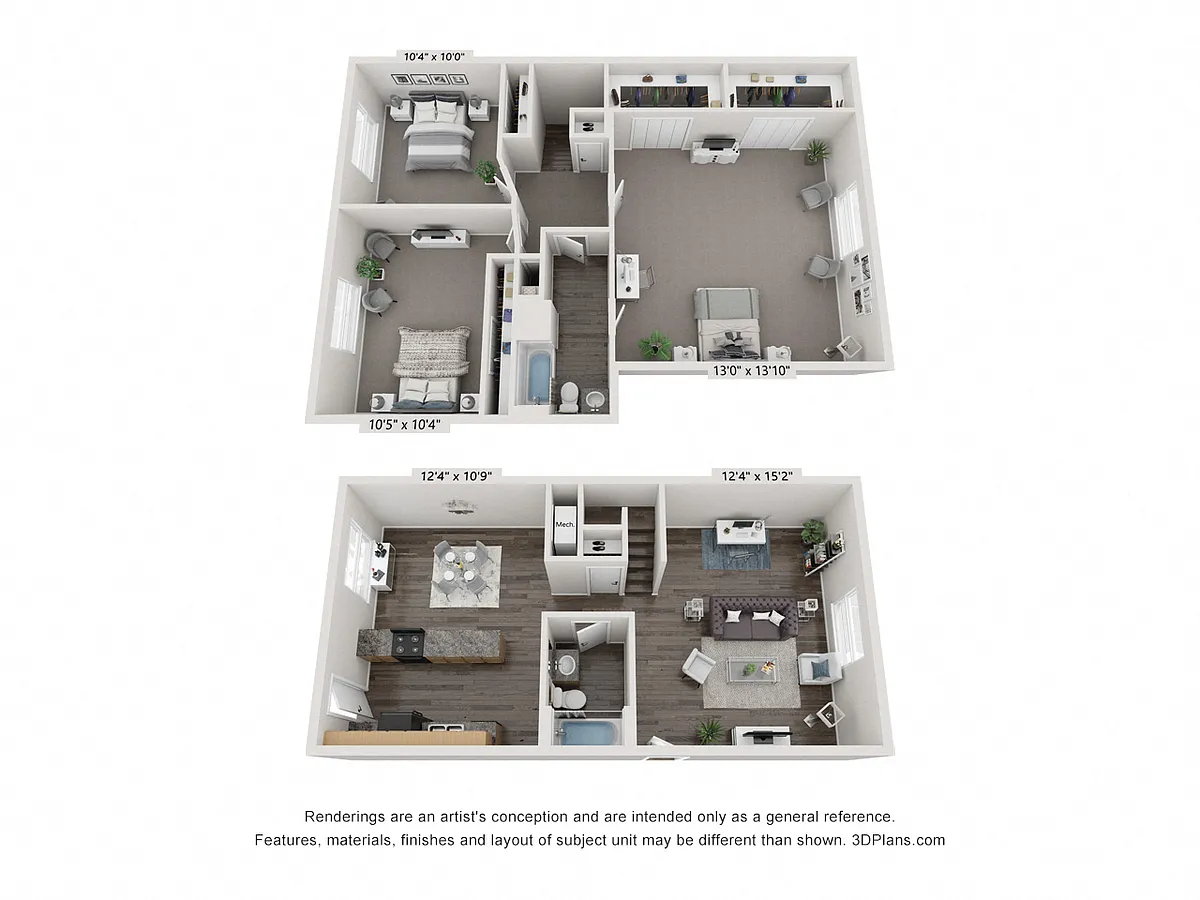 Floor plan Monroe