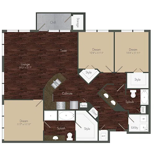 Floor plan C1