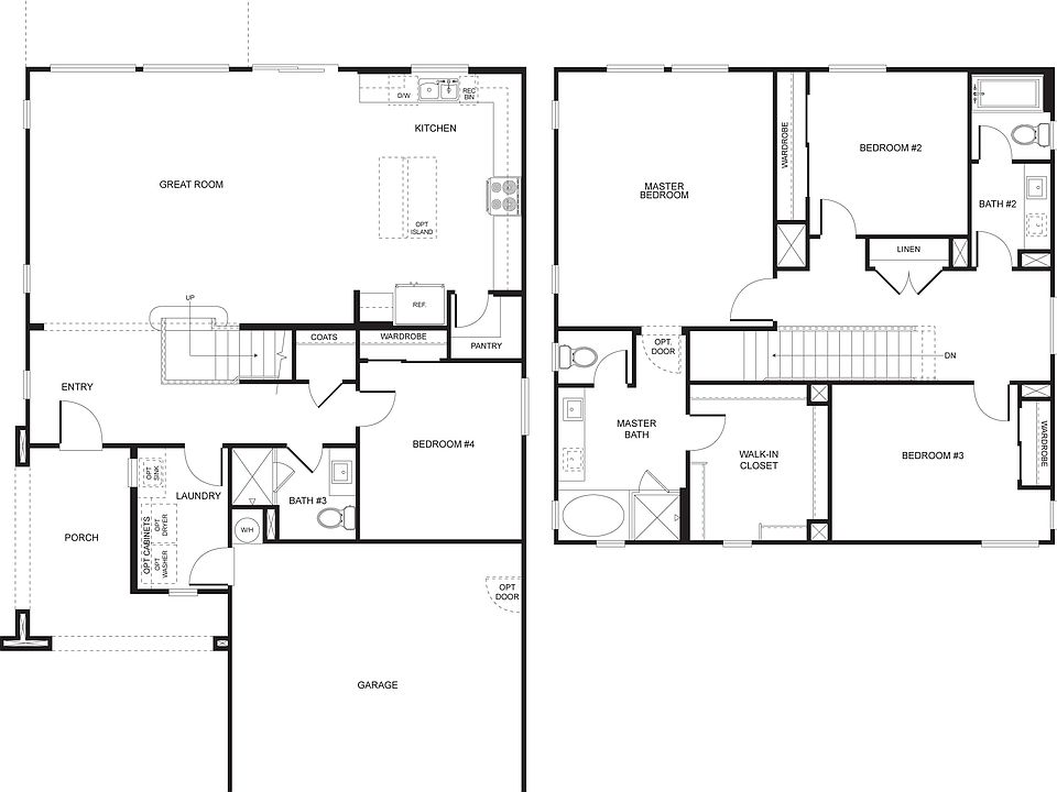 Lakeside - Plan 4A - Floorplan