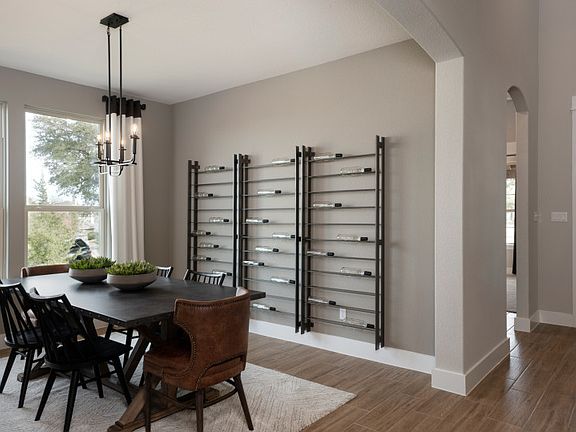 Inviting Foyer Entry with Formal Dining Room