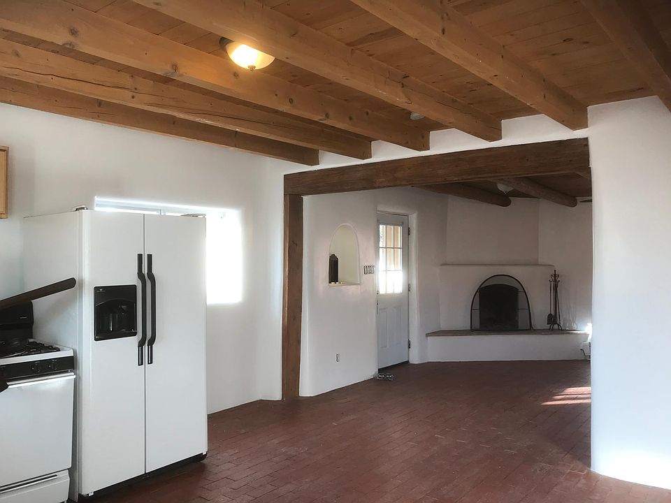 Dining and Living room with Fireplace