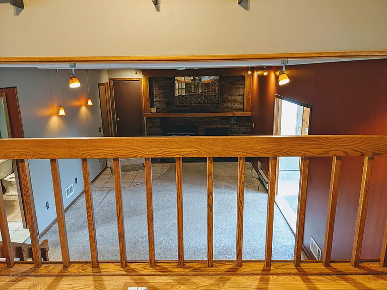 balcony view from kitchen to living room 1