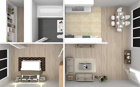 1 bedroom 1 bath 1 bedroom 1 bath