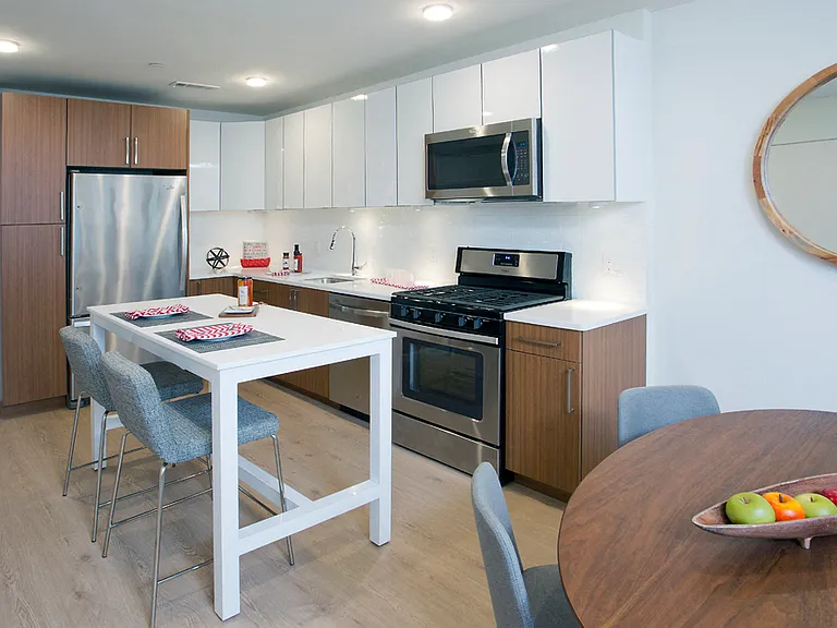 Euro-style Kitchen with included Island Breakfast Bar