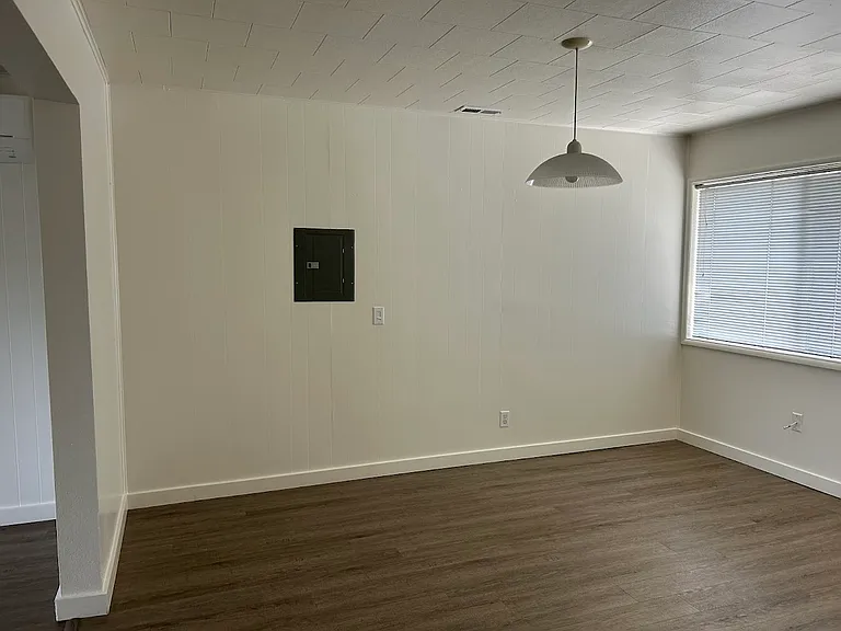 large dining room with large windows