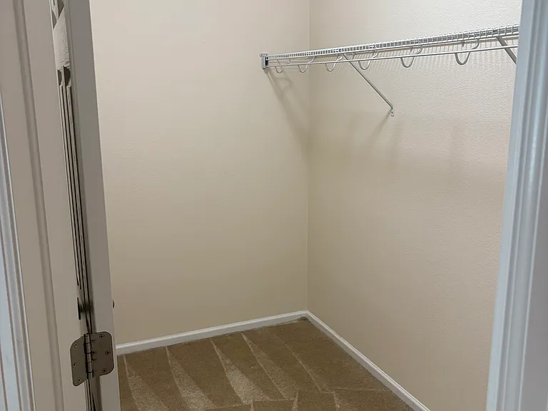 Master walk-in closet
