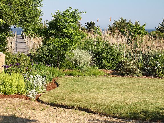 Boardwalk to sandy beach
