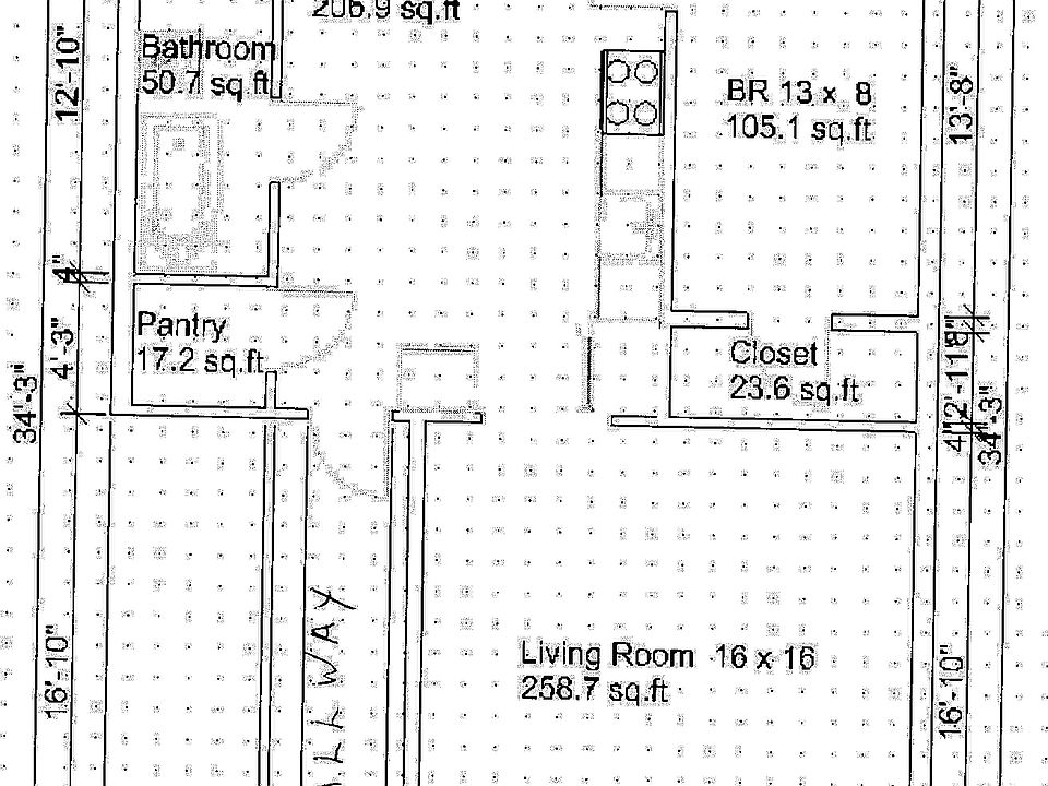 Floor plan apt 7