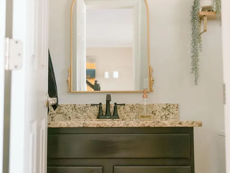 downstairs half bath