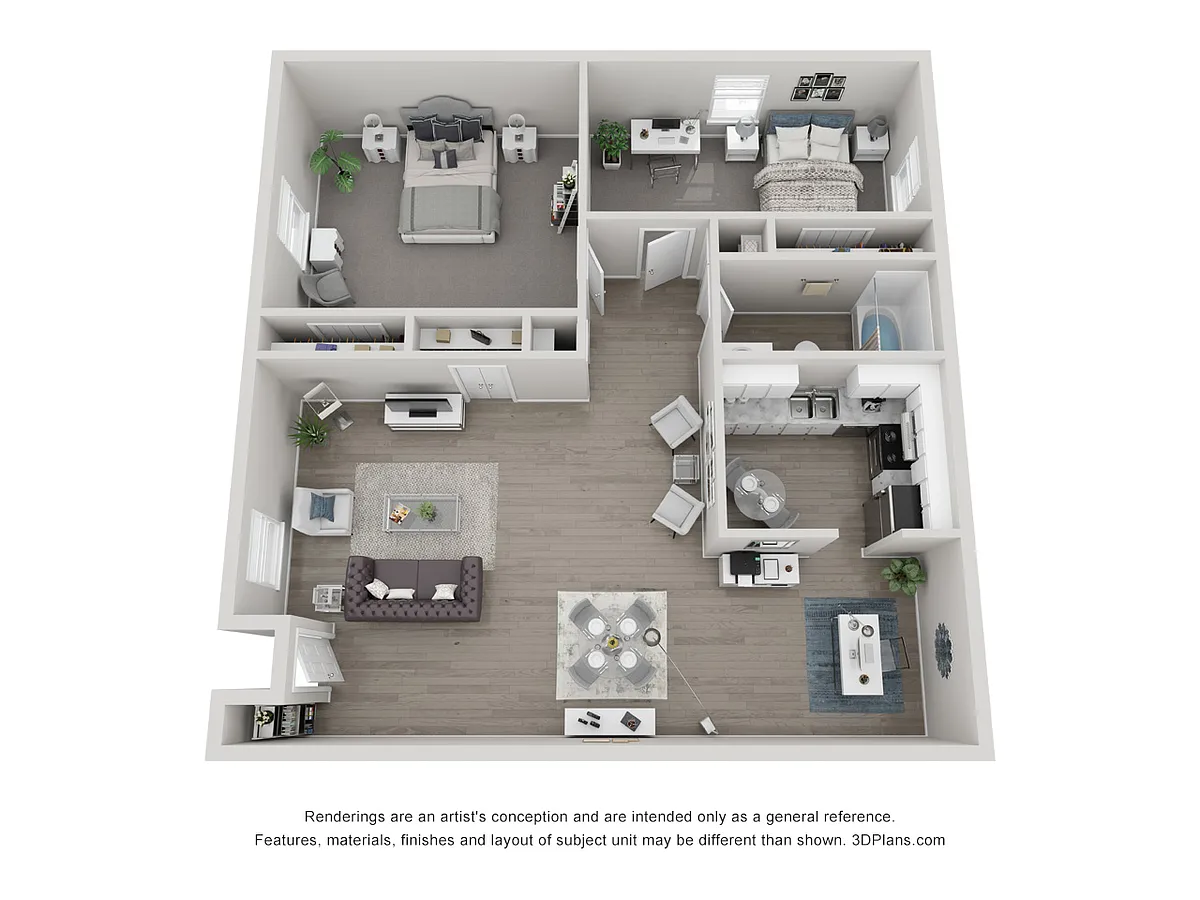 Floor plan 2X1 A