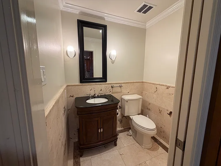 Downstairs bathroom.