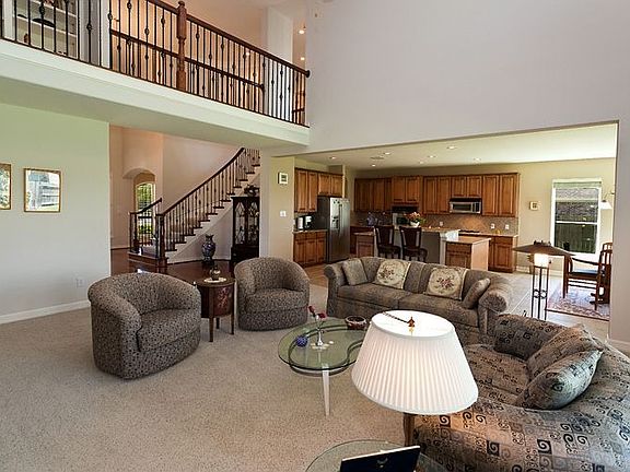 Another view of the Den, showing the wrought iron staircase & catwalk