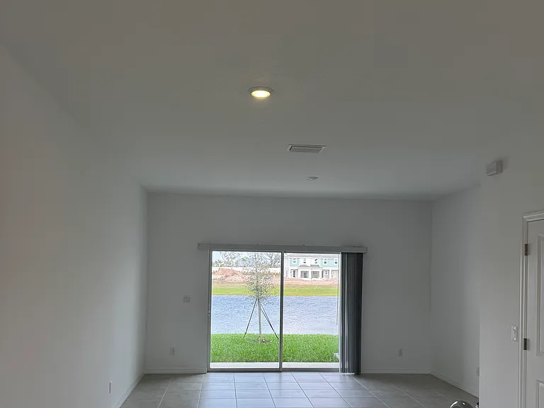Open floor Plan - Family Room with water view