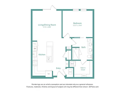 Floor plan A3b