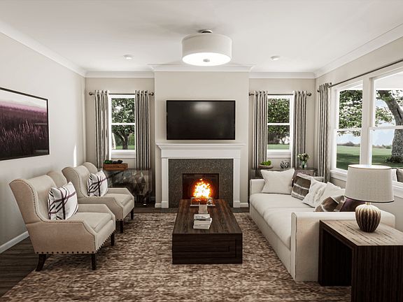 McLean Overlake Plan 1 Great Room Conceptual Rendering